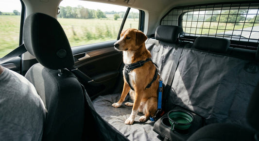 Voyager en voiture avec son chien : le matériel indispensable
